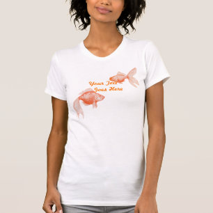 T-shirt Chemise de poisson rouge