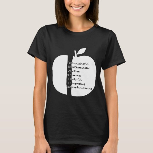 T-shirt Chemise de pomme de PROFESSEUR (Devant)