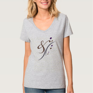 T-shirt Chemise de ponctuation féminine