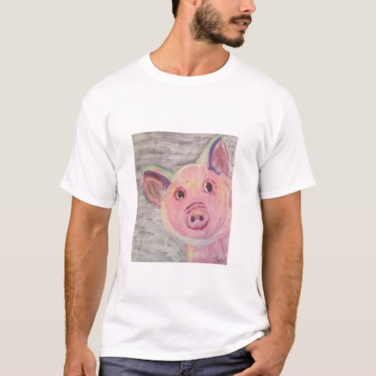 T-shirt chemise de porc moche (Devant)