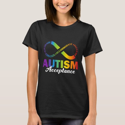 T-shirt Chemise de prise de conscience et d'acceptation de (Devant)