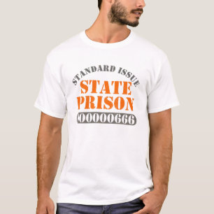T-shirt Chemise de prison d'État