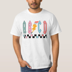 T-shirt Chemise de professeur Abcd, Cadeau d'appréciation 