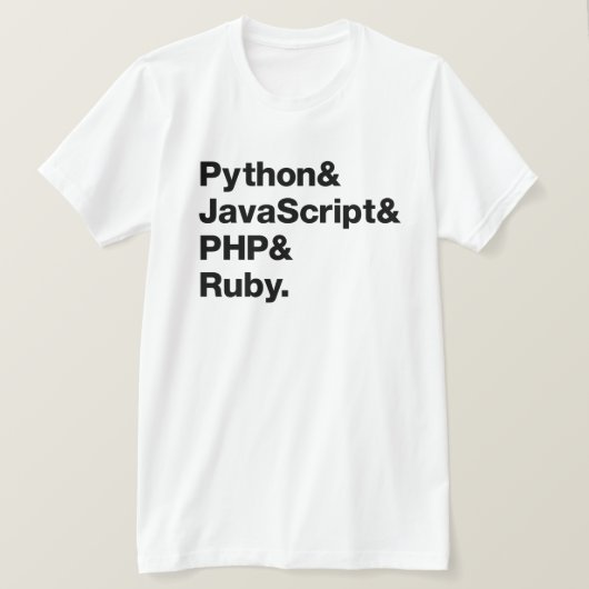 T-shirt Chemise de programmation rouge de PHP de (Design devant)