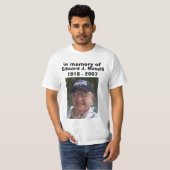 T-shirt Chemise de promenade d'Alzheimers (Devant entier)