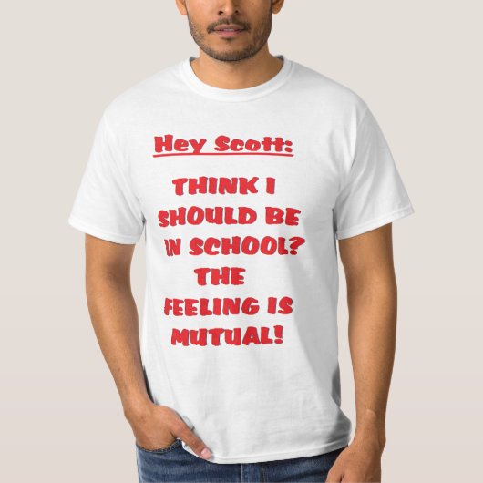 T-shirt Chemise de protestation du Wisconsin (Devant)