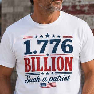 T-shirt Chemise de protestation patriotique à 1,776 millia