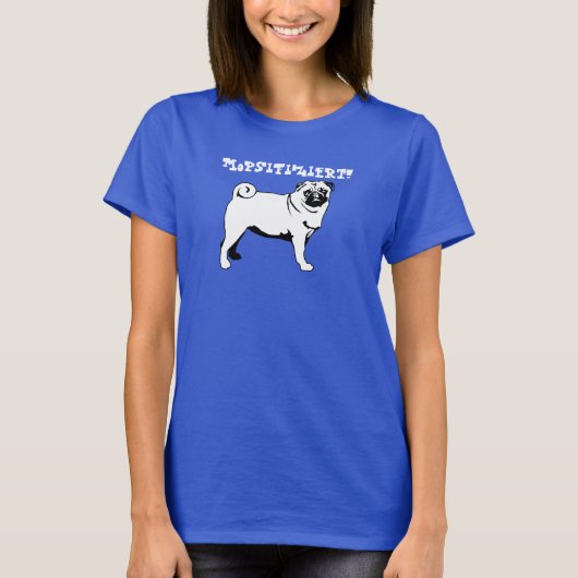 T-shirt Chemise de Pug (Devant)