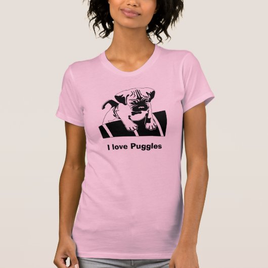 T-shirt Chemise de Puggle (Devant)