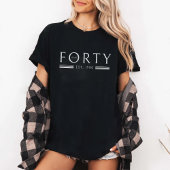 T-shirt Chemise de quarante ans 40e anniversaire