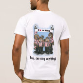 T-shirt Chemise de quartet de raseur-coiffeur - Bari (Dos)