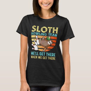 T-shirt Chemise de quille de paresseux drôle de quilleur d