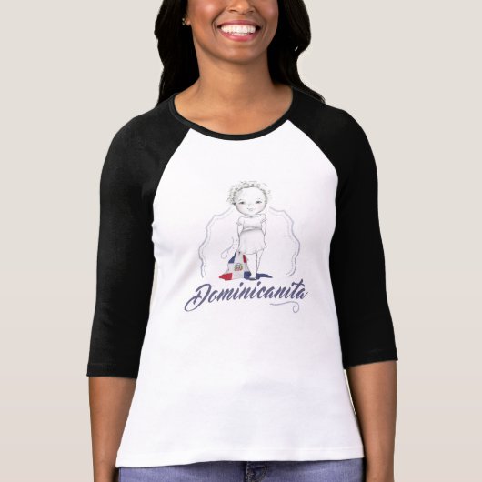T-shirt Chemise de raglan de Dominicanita (Devant)