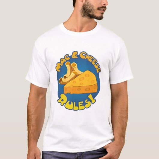 T-shirt Chemise de règles Mac et fromage (Devant)