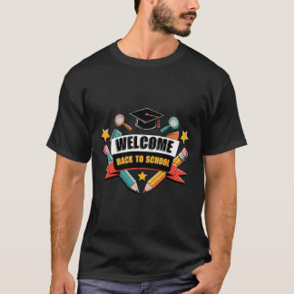 T-shirt Chemise de rentrée Ck Mignonne 2025 Apple Étudiant