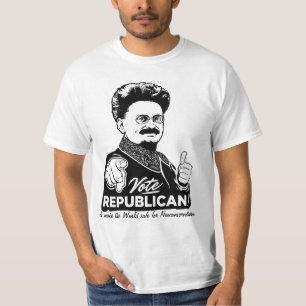 T-shirt Chemise de républicain de vote de Trotsky