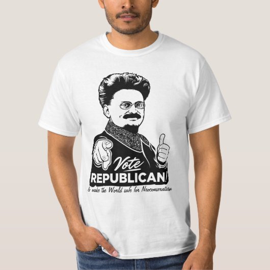 T-shirt Chemise de républicain de vote de Trotsky (Devant)