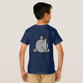 T-shirt Chemise de requin de garçon (Dos entier)