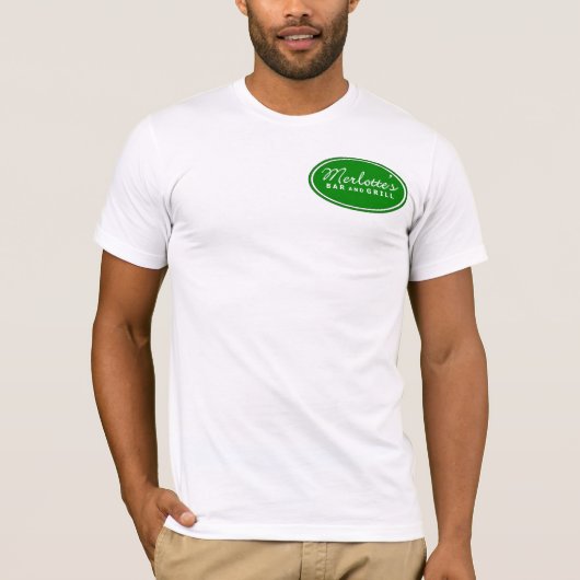 T-shirt chemise de restaurant (Devant)