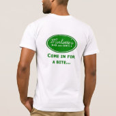 T-shirt chemise de restaurant (Dos)