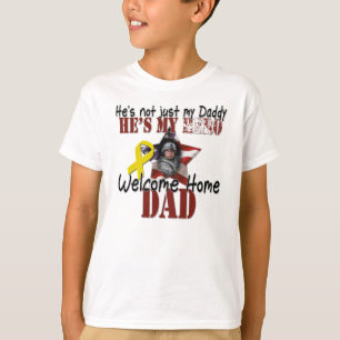 T-shirt Chemise de retours au pays du papa de Kaera