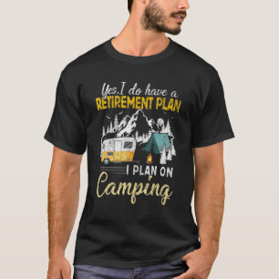 T-shirt Chemise De Retraite Drôle Pour Les Amateurs De Cam