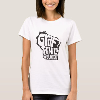 T-shirt Chemise de Réunion de la famille féminine Graf