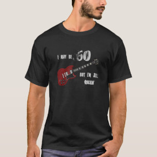 T-shirt Chemise de Rockin toujours à 60, rouge et noire d