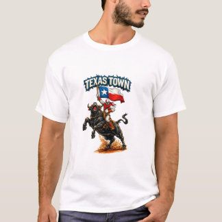 T-shirt Chemise de Rodéo de Ville du Texas