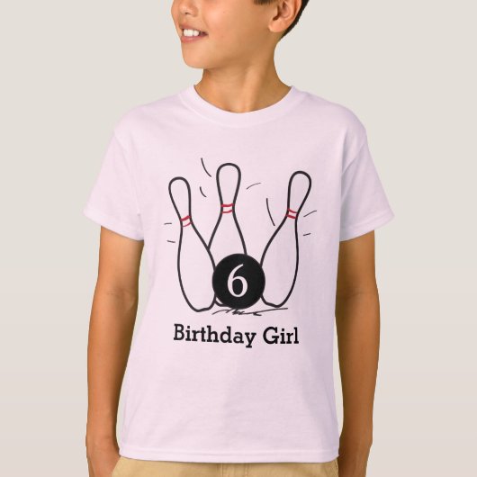 T-shirt Chemise de roulement d'anniversaire d'enfants (Devant)
