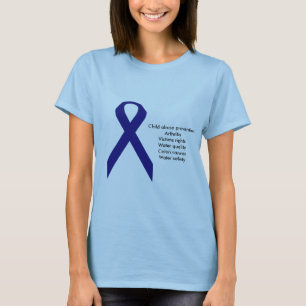 T-shirt Chemise de ruban bleu