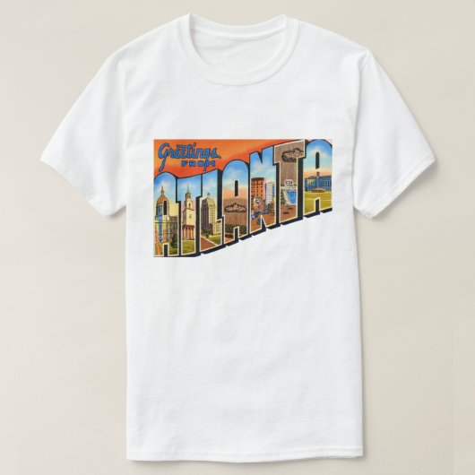 T-shirt Chemise de salutation d'Atlanta (Design devant)