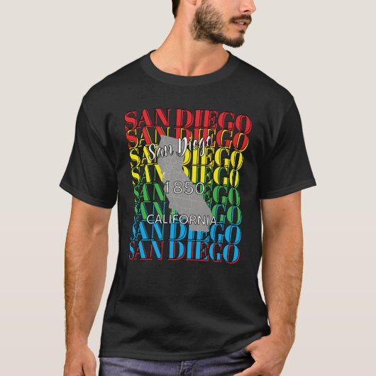 T-shirt Chemise de San Diego (Devant)