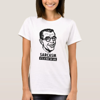 T-shirt Chemise de sarcasme - customisée