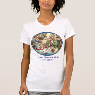 T-shirt Chemise de scène de Nativité