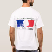 T-shirt Chemise de Securite Republique de Français (Dos)