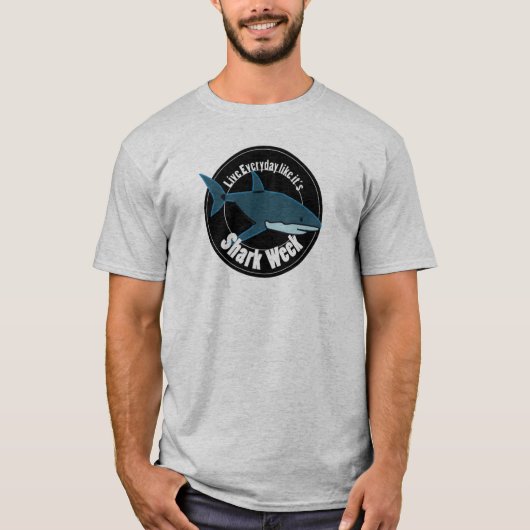 T-shirt Chemise de semaine de requin (Devant)