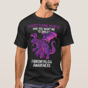 T-shirt Chemise de sensibilisation à la fibromyalgie, Aman