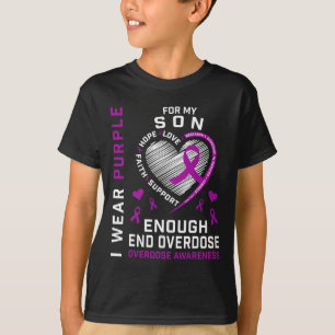 T-shirt Chemise de sensibilisation à la fin des overdoses 