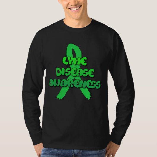 T-shirt Chemise de sensibilisation à la maladie de Lyme (Devant)