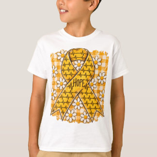 T-shirt Chemise de sensibilisation au cancer infantile, Ru