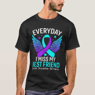 T-shirt Chemise de sensibilisation au suicide Meilleur Ami