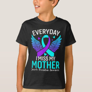 T-shirt Chemise de sensibilisation au suicide Mère Prévent