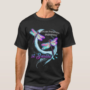 T-shirt Chemise de sensibilisation au suicide Respirer la
