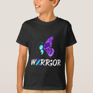 T-shirt Chemise de sensibilisation au suicide Semicolon Pa