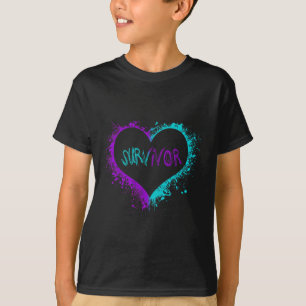 T-shirt Chemise de sensibilisation au suicide Survivant Se
