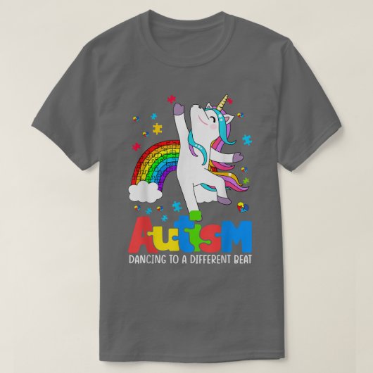 T-shirt Chemise de sensibilisation sur l'autisme Dabbing U (Design devant)