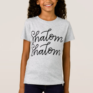 T-Shirt chemise de shalom de shalom de filles
