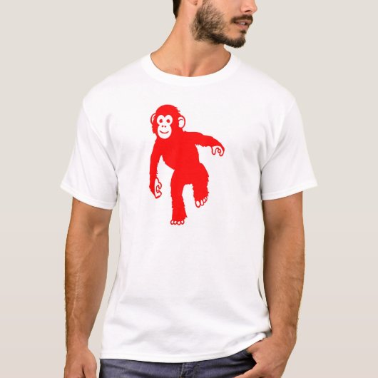 T-shirt Chemise de singe de danse (Devant)