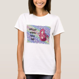 T-shirt Chemise de sirène
